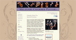 Desktop Screenshot of melegarichamberplayers.com